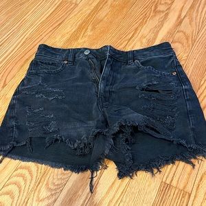 American Eagle Black Jean Shorts
